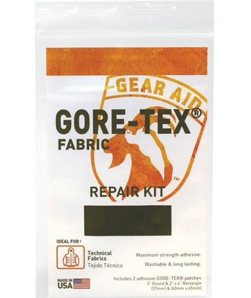 Black Gore-Tex Fabric Repair Kit