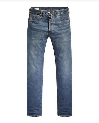 Shop Levis Premium Mens 501 '93 Straight in Bleu Eyes Baby