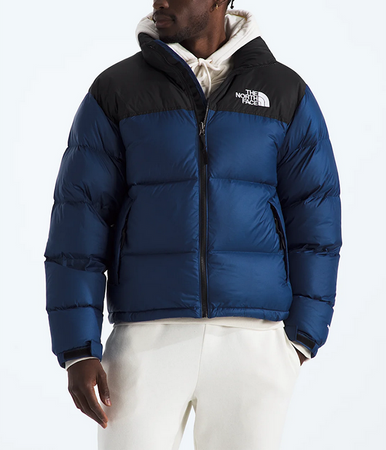 Shop Mens 1996 Retro Nuptse Jacket - DHL_Mocha Brown/TNF