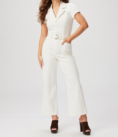 Womens Anessa Short Sleeve Jumpsuit - Gold Coast