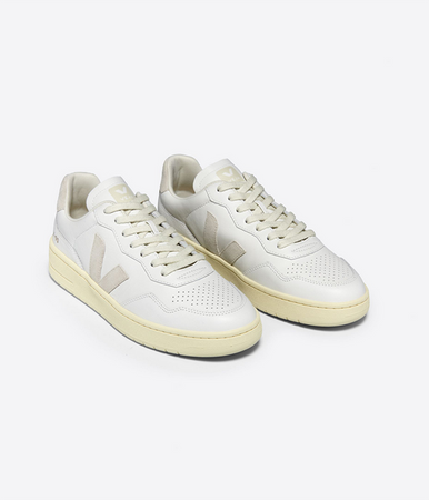 Shop Womens V-90 O.T Leather in Extra White / Natural