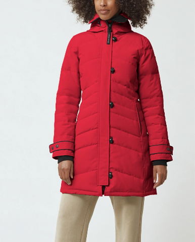 lorette parka red