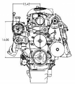Vintage Air Chevy Truck LS A/C Bracket Kit for engines with truck or 2010-15 Camaro accessory drive - crank pulley and water pump-1713790512 141812