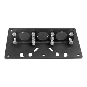 EngineStand.com LS Engine Lift Plate SBC BBC Compatible with Ford 2,4 Barrel Holley Spread Bore Carb Universal Engine Lift Plate,Black RES-ACC-GM012