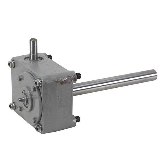 EngineStand.com 50:1 Right Angle Cast Iron Worm Gear Reducer 0.44 HP Right Output IPTS RES-ACC-U042