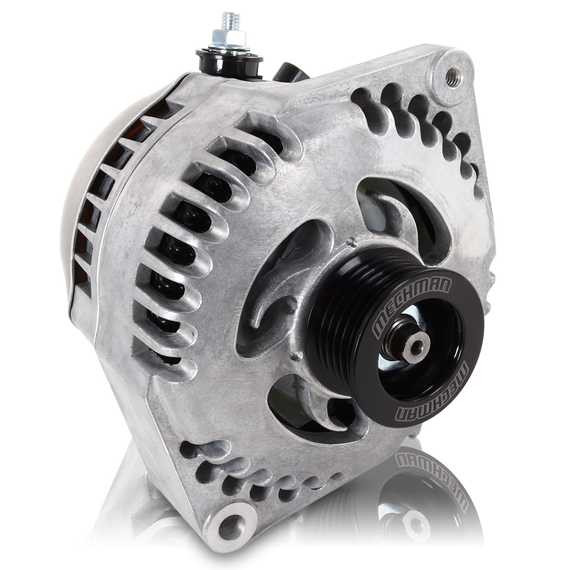 Mechman 240 amp Racing alternator - Natural Finish 7127240