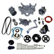 Vintage Air Front Runner™ Drive System Small Block Ford Black/Chrome with Power Steering | #176020 by Vintage Air 176020