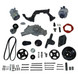 Vintage Air Front Runner™ Drive System Big Block Chevrolet Black Power Steering without Pump | #174050-BCA by Vintage Air 174050-BCA
