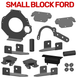 EngineStand.com Small Block Ford Engine Mounting Kit (For Mechman Running Engine Stand) RES-SBF-MMK