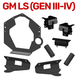 EngineStand.com GM LS Engine Mounting Kit (For Mechman Running Engine Stand) RES-LS-MMK