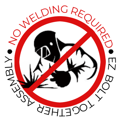No Welding Required