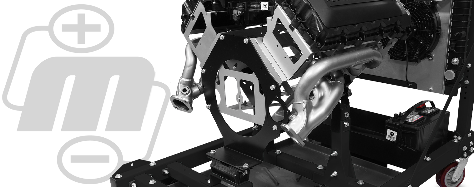 Complete Running Engine Stand