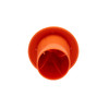 Steel Linx #3 to #11 Plastic Orange Rebar Safety Caps, 25 Pack