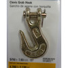 Blue Hawk Yellow Zinc Plated  5/16" Clevis Grab Hook AC G70 Model #AC-9014