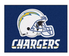 NFL Los Angeles Chargers Floor Mat Rug, 19" x 30"