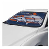 Fanmats NFL Denver Broncos Windshield Sun Auto Shade, tri-fold 58" x 27.5"