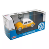 Motormax 1966 Volkswagen Beetle Taxi Yellow w White Top 1/24 Diecast Model Car