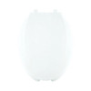 Centoco Plastic Elongated Toilet Seat with Open Front,White (New Brown Box)