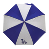 MLB Los Angeles Dodgers Baseball Sporty 2-Tone Auto Open Umbrella in Blue/White
