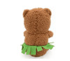 ZippyPaws Cheeky Chumz Summer Bear with Grass Skirt Dog Toy