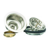BrassCraft SS 3-1/2" Wing Nut Locking Style Basket Strainer with Nut and Washer