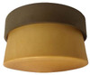American Fluorescent ARMF1F13RBECT Flush Mount Oil Rubbed Bronze Lamp