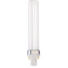 Satco S8309 5000K 9-Watt G23 Base T4 Twin 2-Pin Tube for Magnetic Ballasts