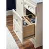 Diamond FreshFit Calhoun 36-in White Bathroom Vanity Cabinet -(New Damaged Box)