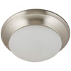 Nuvo Lighting 60/3271 One Light Flush Mount w/ Frosted Glass Brushed Nickel