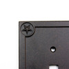 Style Selections Texas Star Rust Black 2-Gang Double Toggle Wall Plate, 5 Pack