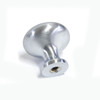 Design House Mushroom Knob 1.25", 5-Pack, Satin Chrome #564542