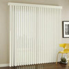 3-1/2 in PVC Vertical Blinds in White 95" x 60"