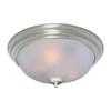 Volume Lighting  V7720-33  1-Light Flush Mount  Brushed Nickel (New Damaged Box)