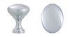 Design House 564609 1-1/4 in. Mushroom Cabinet Knob in Satin Chrome, Case of 25