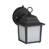 Cordelia 1- Light Fluorescent Wall Lantern with Photocell and Frosted Glass, 8"