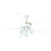 Craftmade C205 Pro Builder 52" Ceiling Fan Light Kit with White Frosted Glass