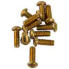 Lincoln Products 3/8" x 10/28" 12 Brass Bibb Screws, 144 Pack