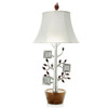 Style at Home with Margie 35" Family Tree Table Lamp w/ 3 Photo Frames