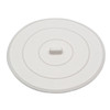 Lincoln Products Flat Sink Stopper 5 in,White Contractor 5 Per Pack, 12 Packs