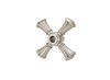 Pfister HHL-G16TBK Tisbury Cross Handle for Slide Bar Kit, Brushed Nickel