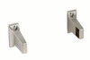 Design House 3/4 in. Bar Bracket in Satin Nickel with Exposed Screws 1-Pair