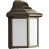 Progress Milford 1 Light 13W Outdoor Wall Lantern Antique Bronze,New Damaged Box
