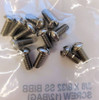 Lincoln Products 3/8" x 8/32" 12 Steel Bibb Screws, 144 Pack