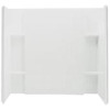 STERLING 71164106-0  60X36 -Inch Complete Wallset with Backers in White