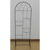 10 Pcs-Garden Craft 60 in H  x 20 in W,Black Gothic Patio Trellis 3 Pot Planters