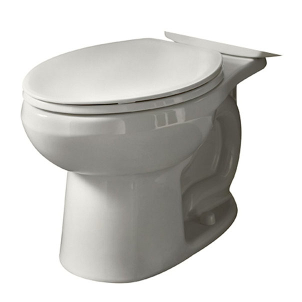 American  Evolution 2 Elongated Toilet Bowl Only with Right Height Bowl, White
