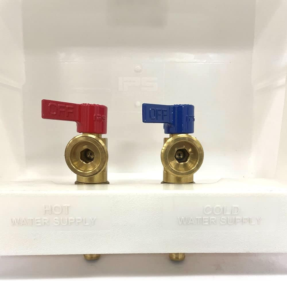 WaterTite Du-All Dual Drain Washing Machine Outlet Box with Valves & Frame-82057