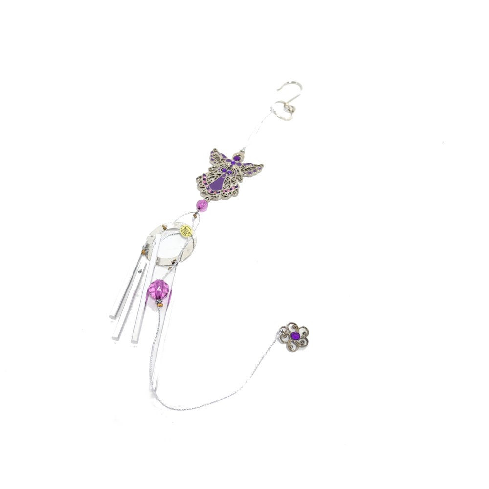 Birthstone Angel Windchime in February