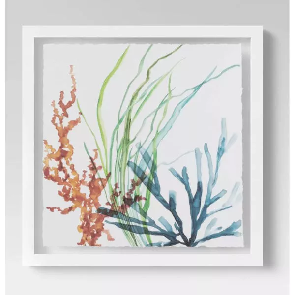 20"x 20" Garden Watercolor Framed Wall Print