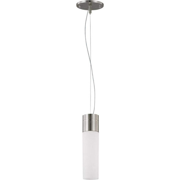 Nuvo Lighting 60/2932 One Light Pendant Brushed Nickel (New Damaged Box)